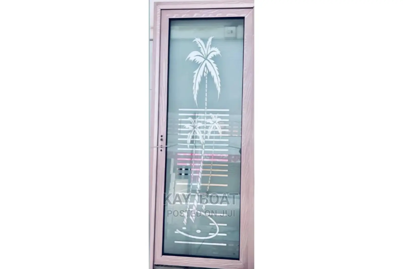 Tampered Glass Bathroom Door
