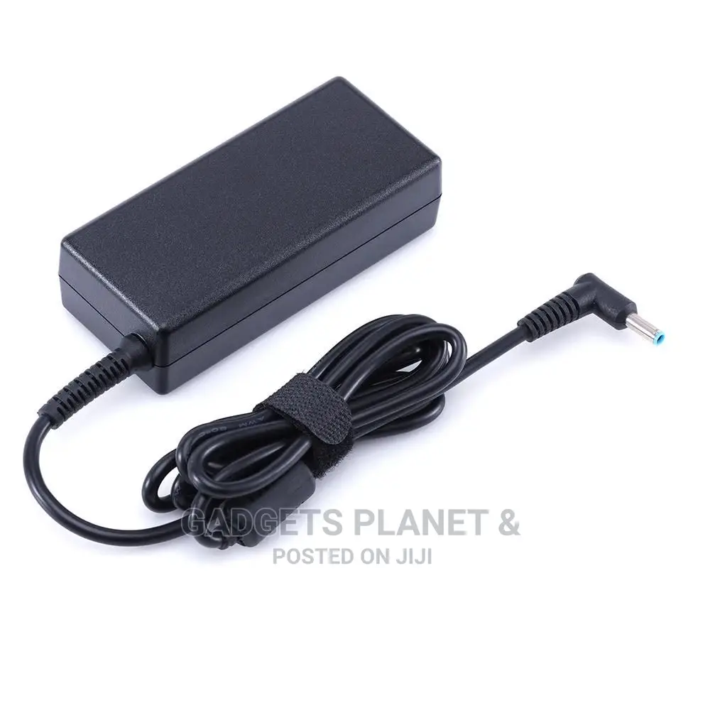 HP Laptop Adapter With Power Cable Small (Blue) Pin 65 Watts