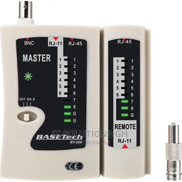 Bnc,Rj11 And Rj45 Cable Tester