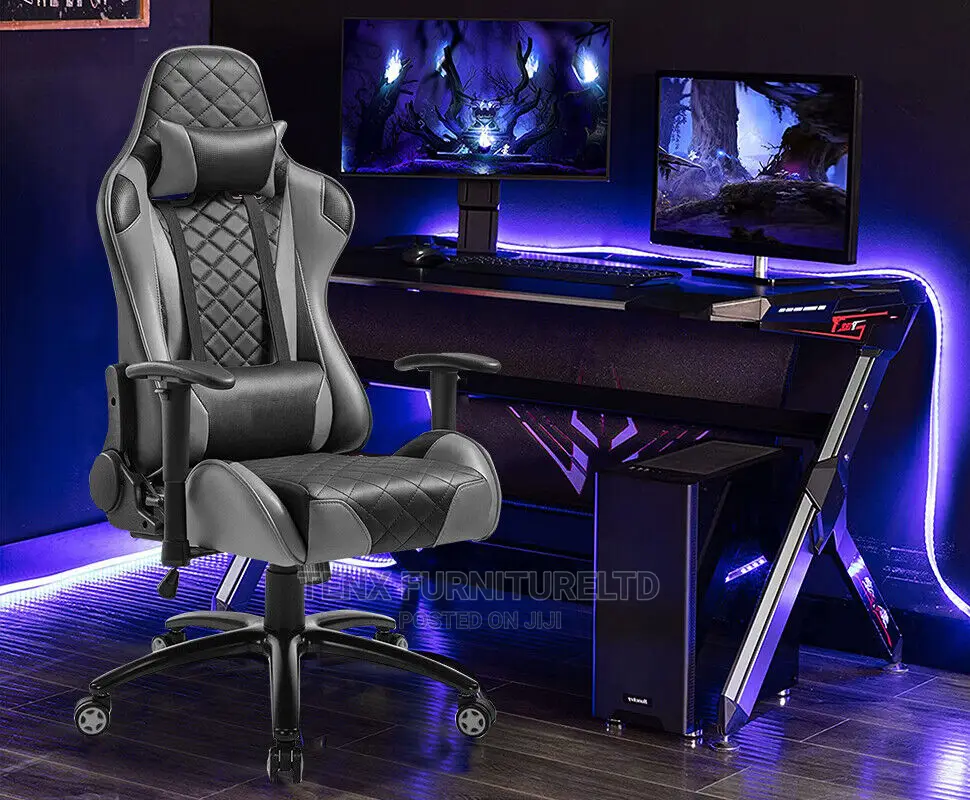 Gaming Desk ( K-Shaped) Legs With Cup and Headphone Holder