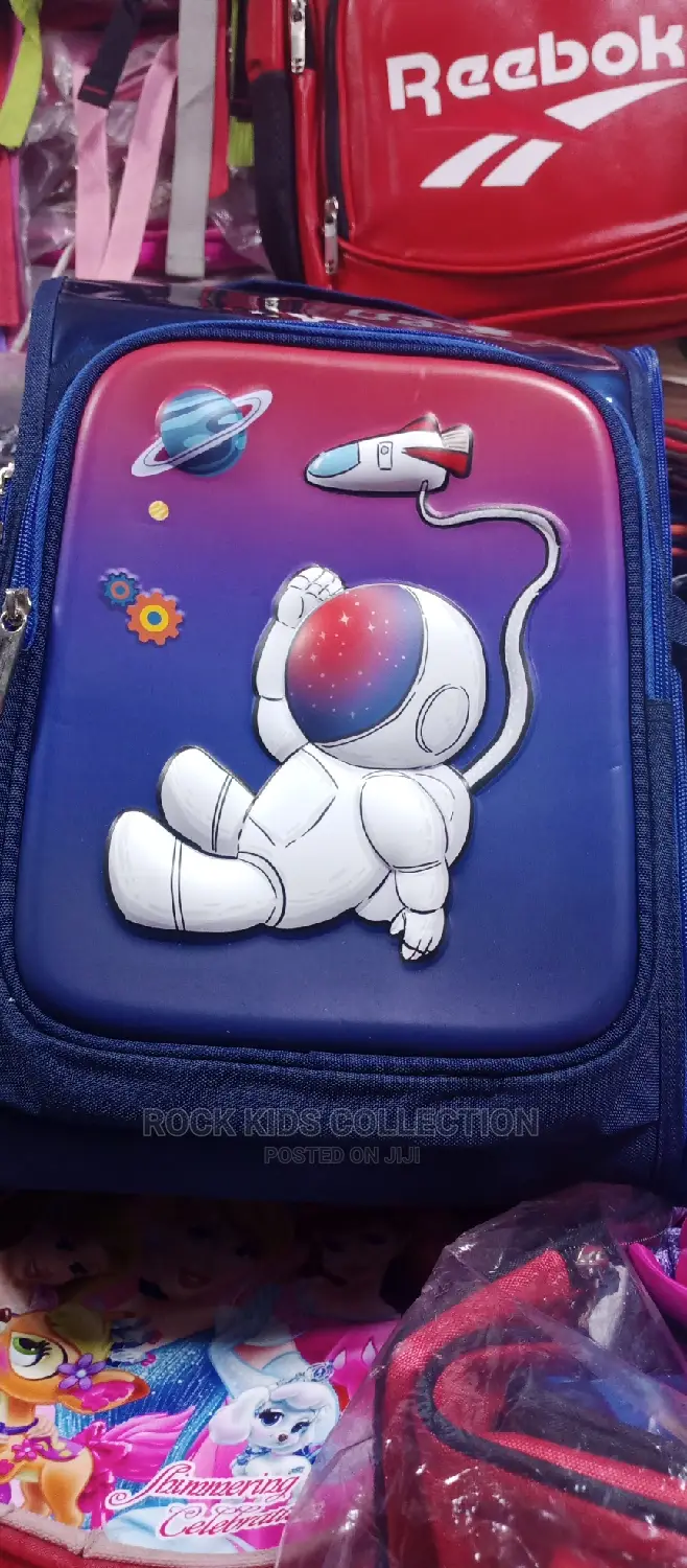 Box Backpack School Bag