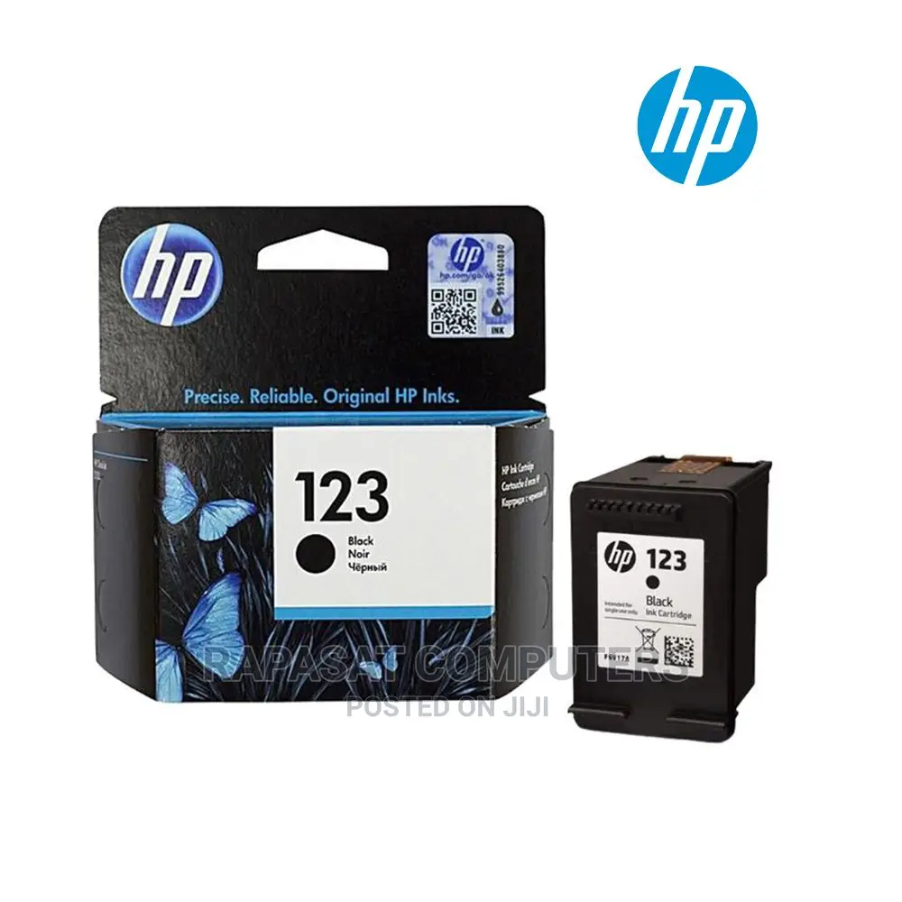 HP 123 Black Ink Cartridge (F6V17A)