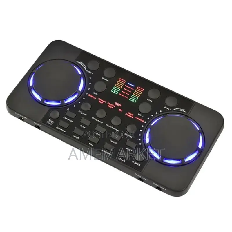 V300 Pro Sound Card Mixer, Bluetooth Noise Reduction