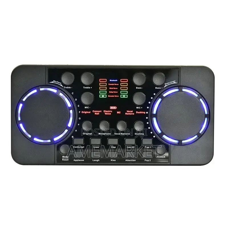 V300 Pro Sound Card Mixer, Bluetooth Noise Reduction