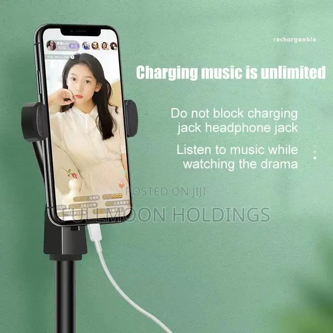 Mobile Phone Table Top Stabilizer, Holder. Adjustable 360°