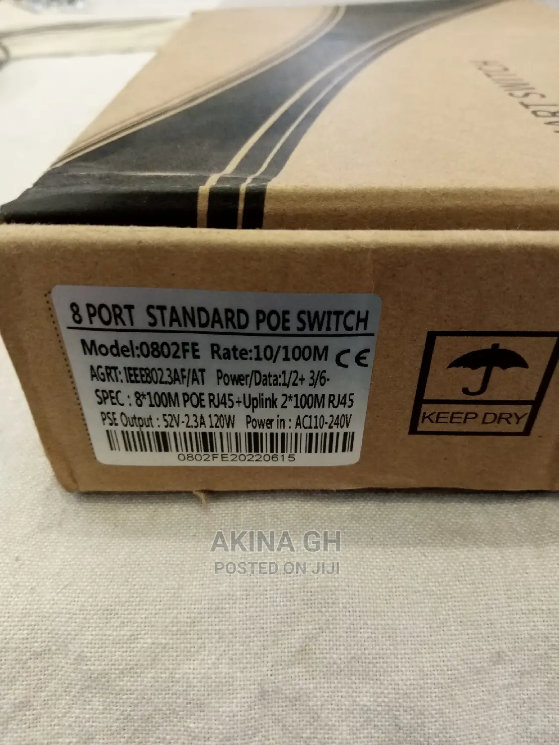 Ai Poe 8 Port Poe Switch 10/100 MBPS 2 Uplink