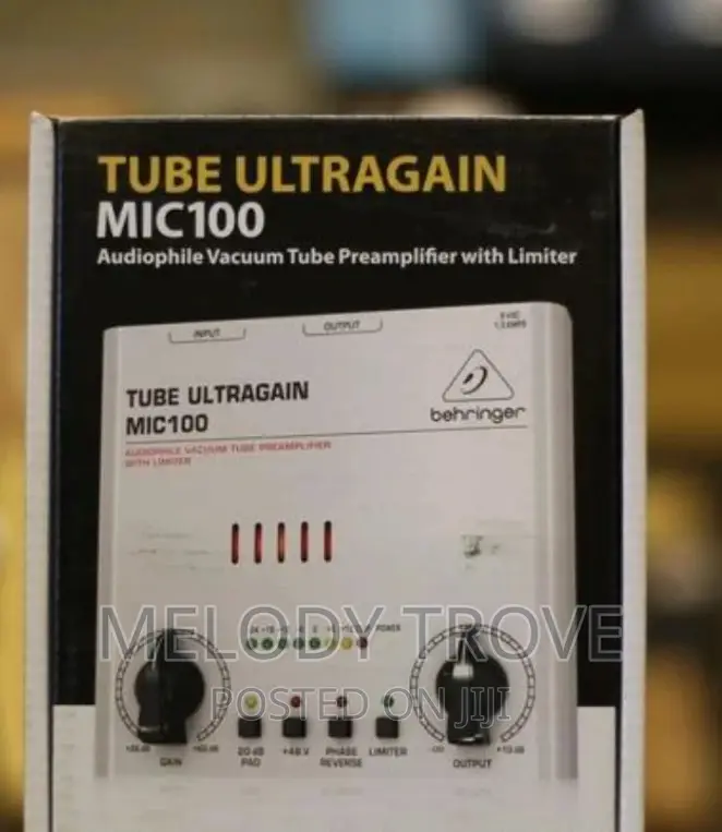 Behringer Mic100 High-End Vacuum Tube Microphone Preamp