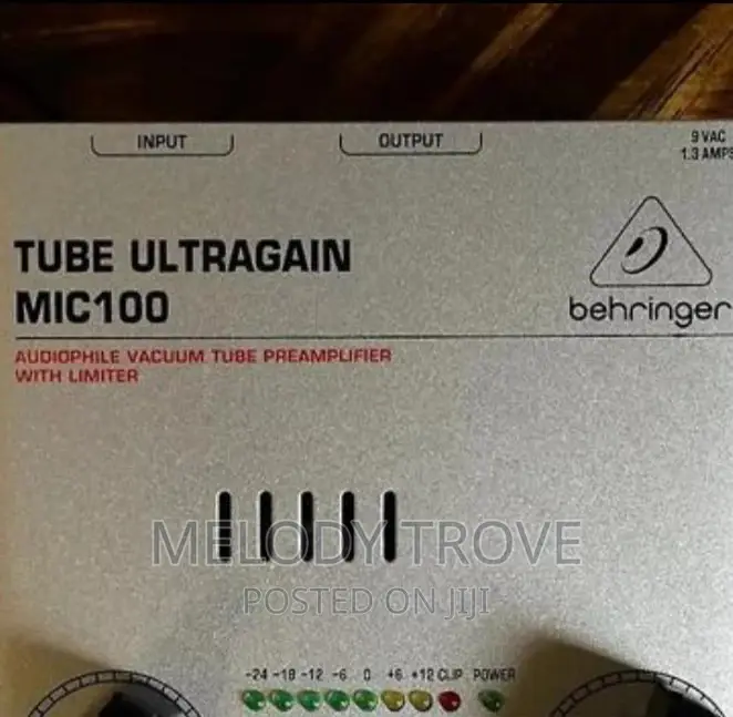 Behringer Mic100 High-End Vacuum Tube Microphone Preamp