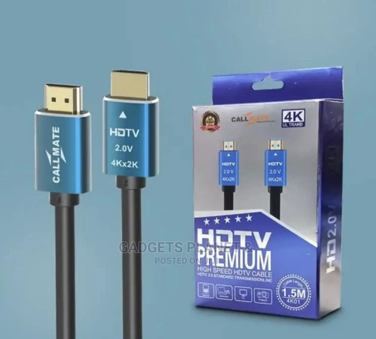 4K HDMI Male to HDMI Male Cable - 5m