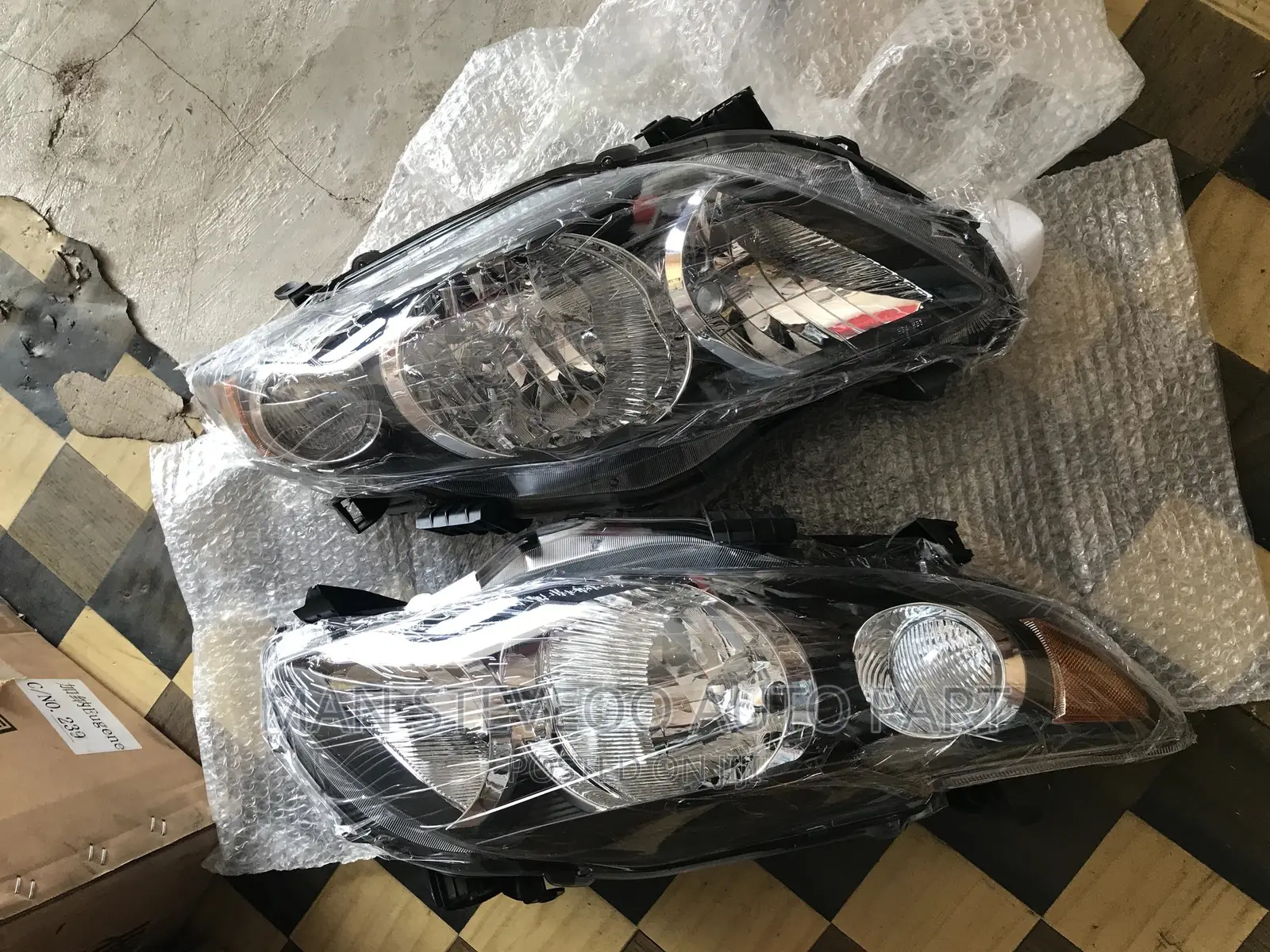 Toyota Corolla Heard Light 2009 Black(Pair)