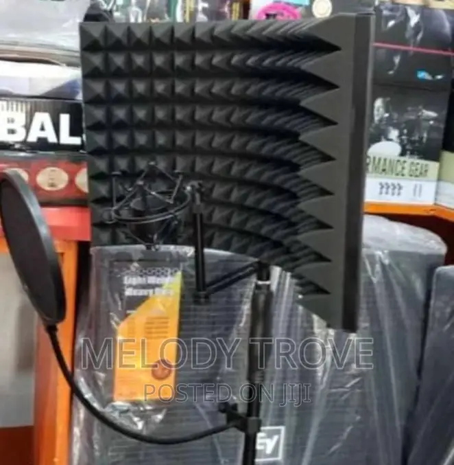 Microphone Shield, Stand And Pop-filter Combo