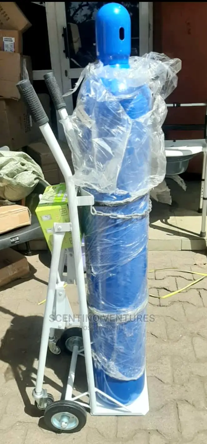 Oxygen Cylinder 40ltrs With Flow Meter and Trolley