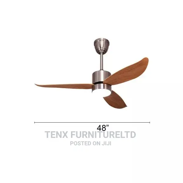Ceiling Fan (Maple Wood Finish)With Light and Remote