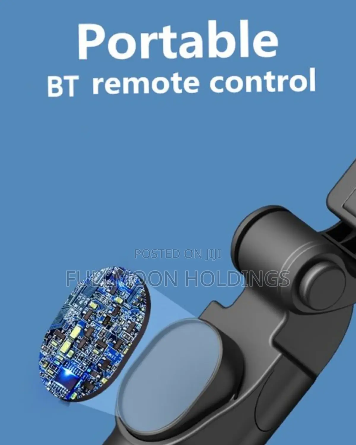 Wireless Bluetooth Selfie Stick - Black
