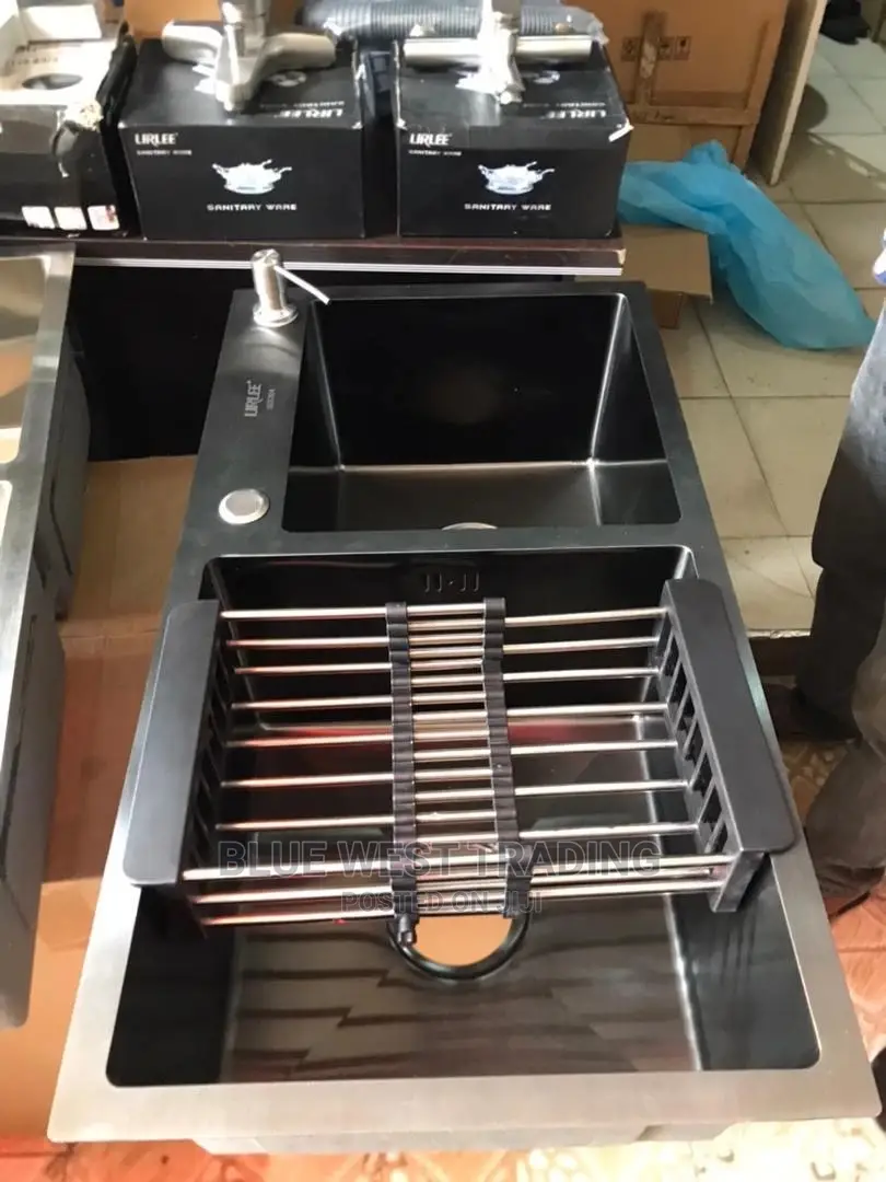 Cabinet Sink With Soap Dispenser (METTLE BLACK)