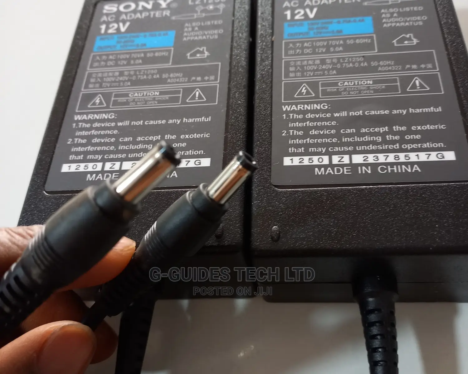 SONY 12V 5A Power Supply Ac/Dc Adapter