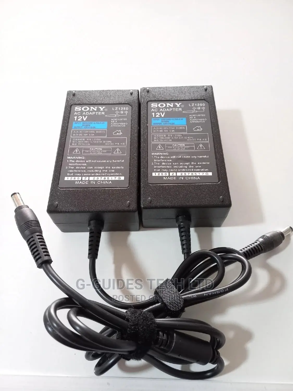 SONY 12V 5A Power Supply Ac/Dc Adapter