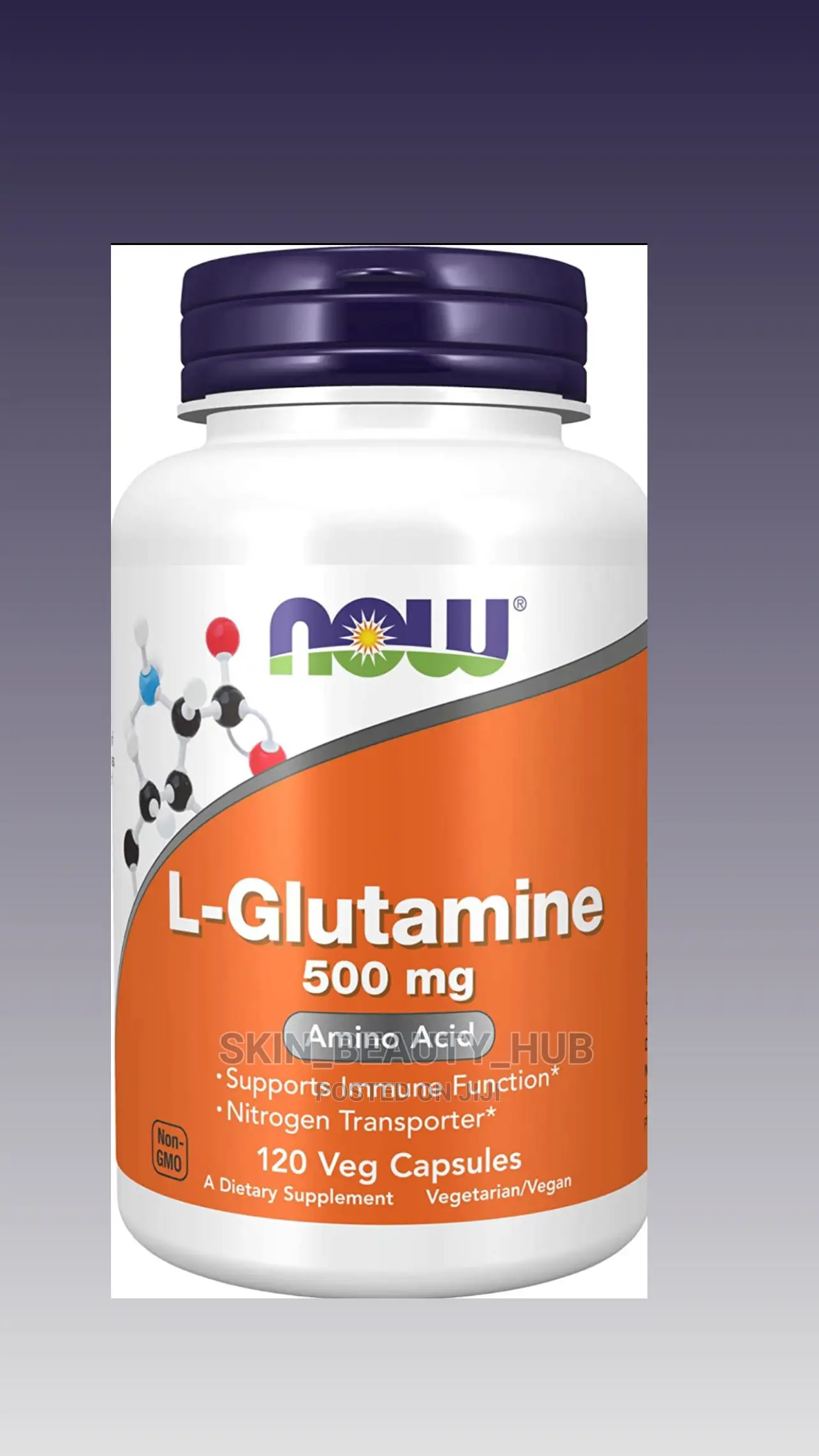 Now L-Glutamine 500mg 100capsules