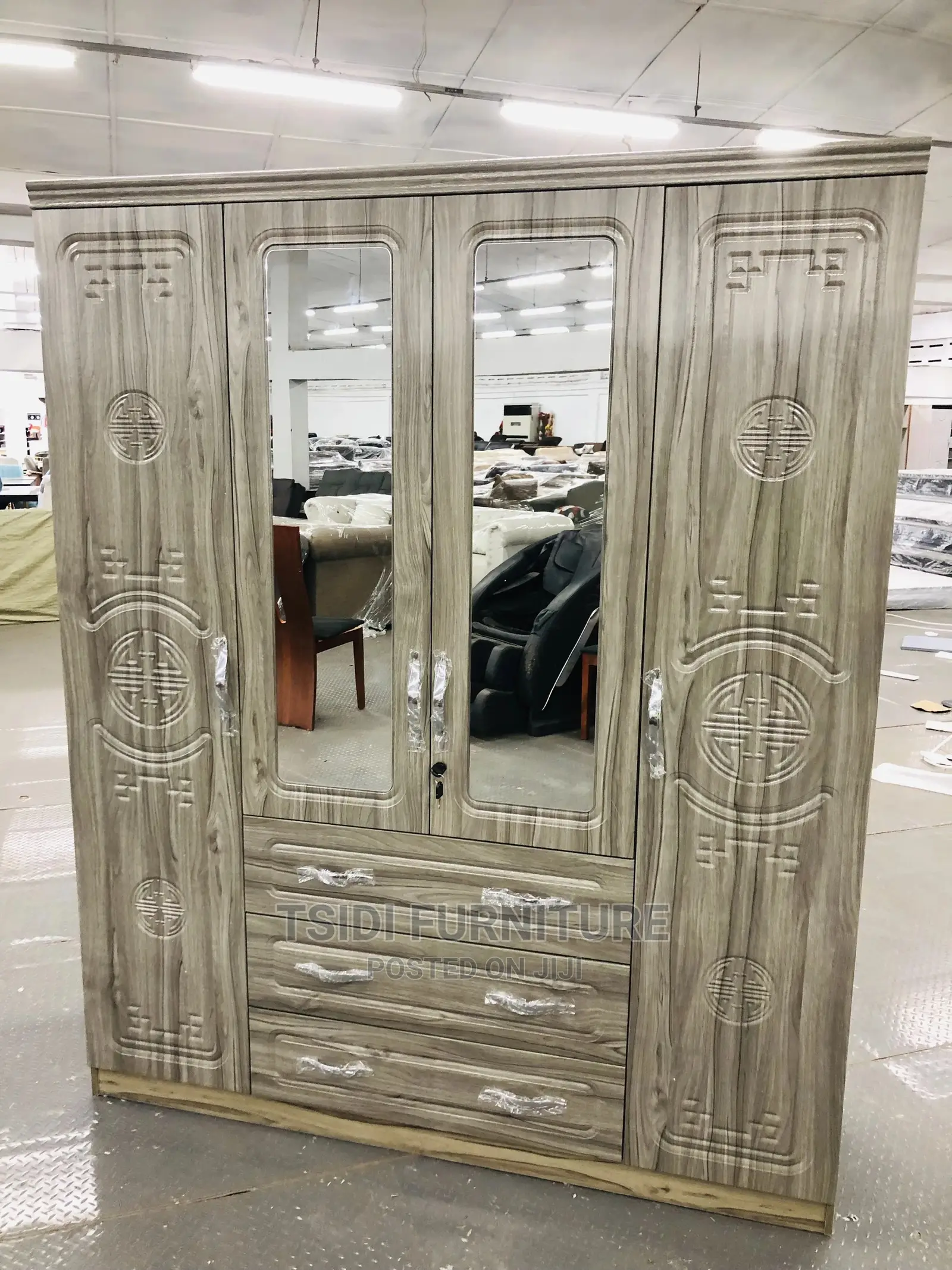 Classic Four Door Wardrobe