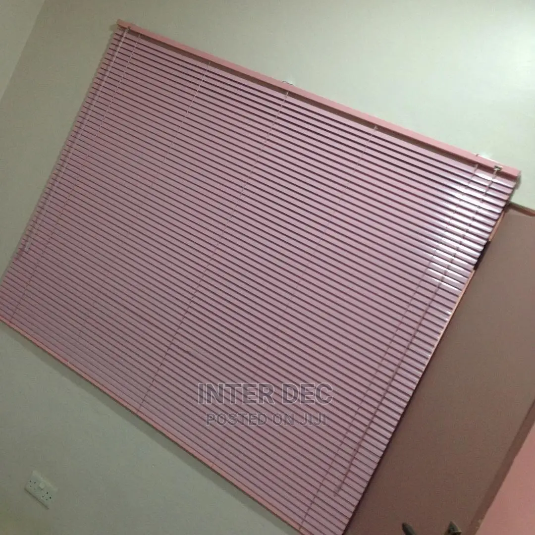 Pink Venetian Blinds Curtains