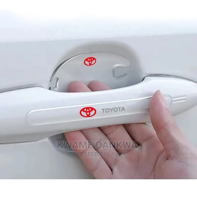 Transparent Car Model Logo Door Handle Anti Scratch Stickers