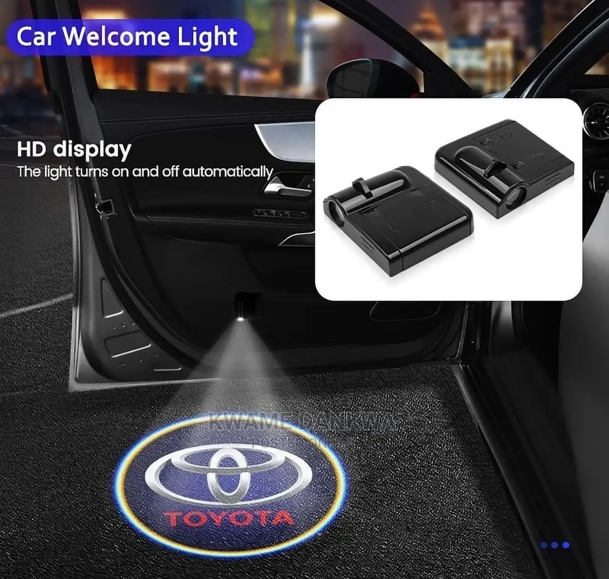 HD Car Model Logo Welcome Light Projector
