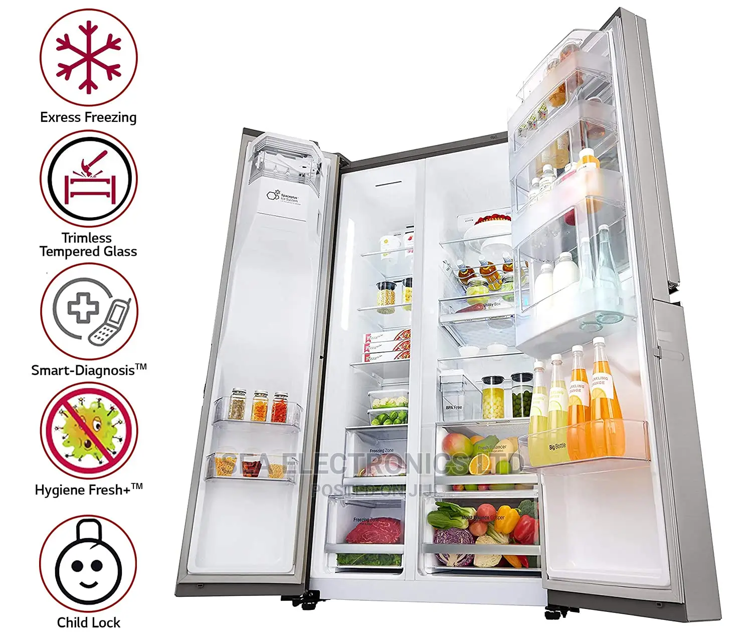 LG 668 L Instaview Door-In-Door Wi-Fi Inverter Side-By-Side