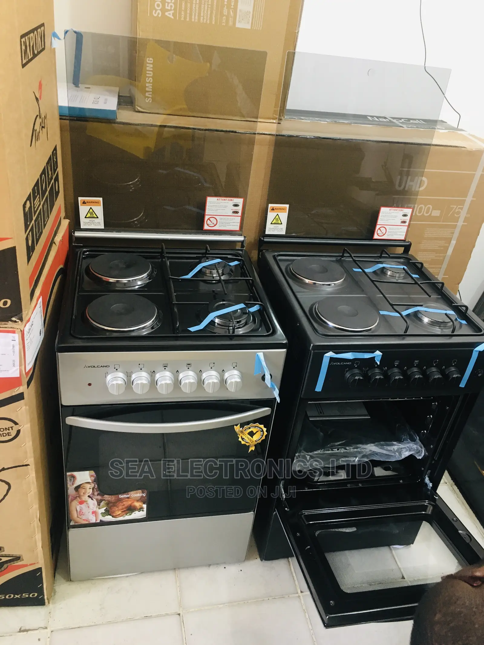 Volcano Gas and Electric Cooker