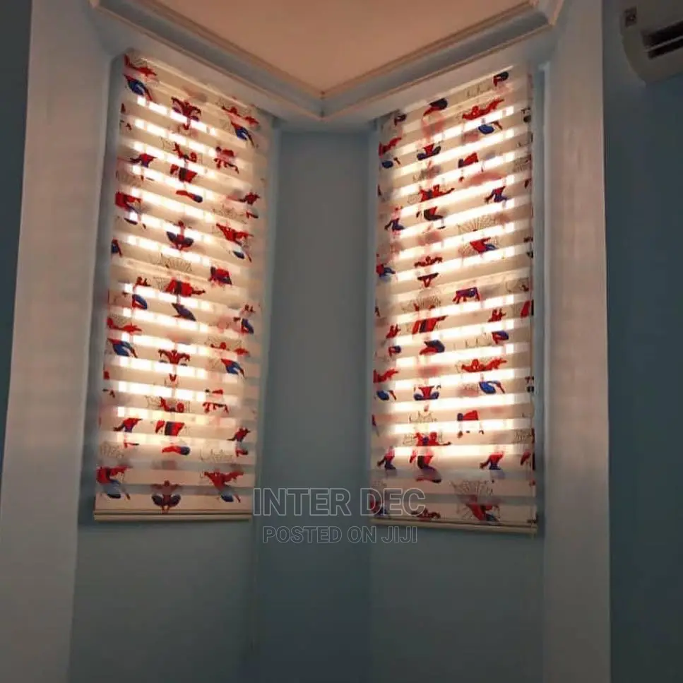 Lovely Blinds Curtains With Designs