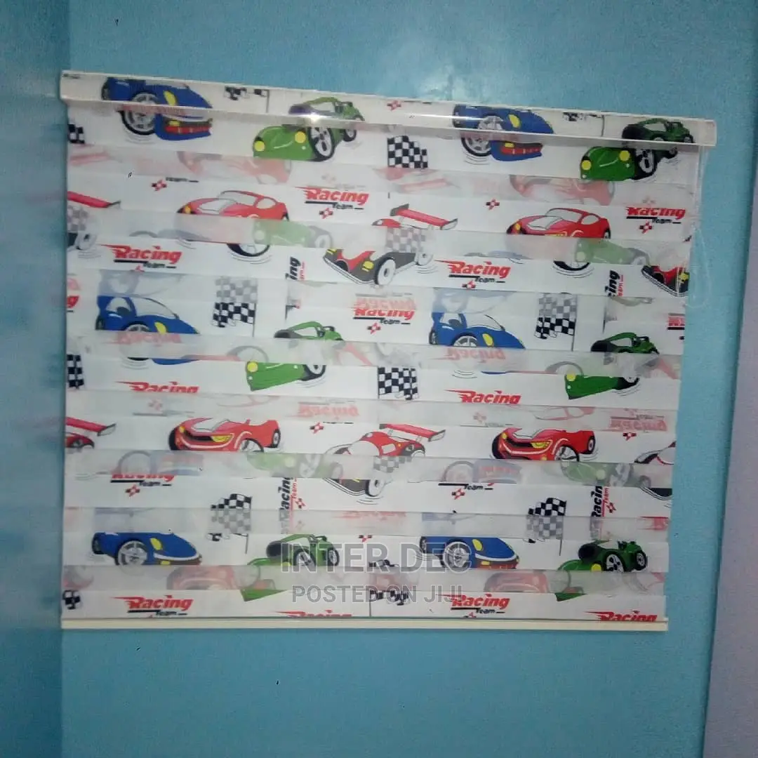 Lovely Blinds Curtains With Designs