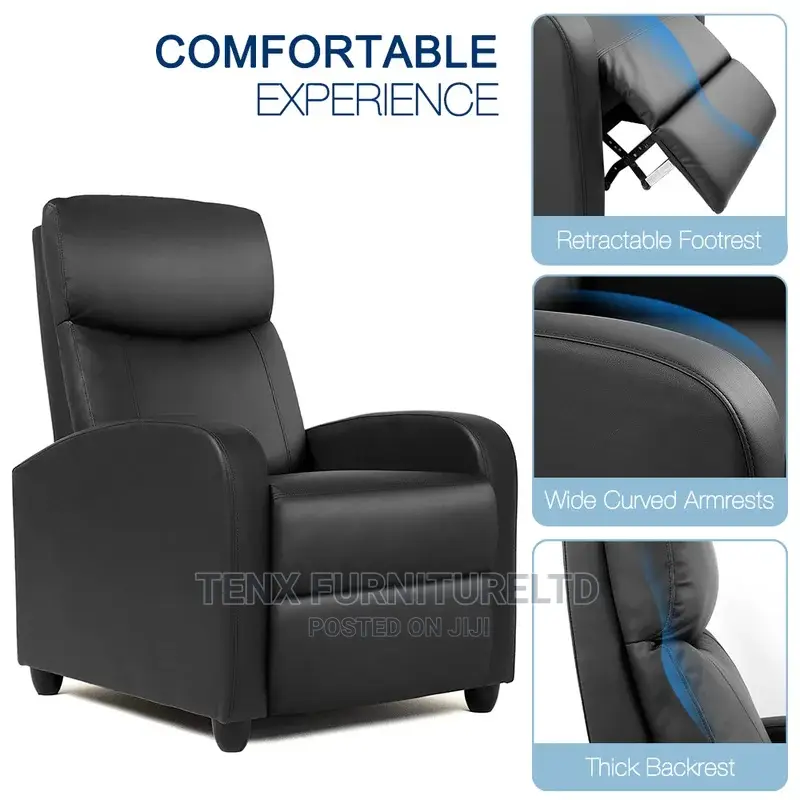 Recliner Exceptional (One Seater )Black