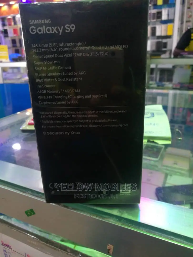 New Samsung Galaxy S9 64 GB Black