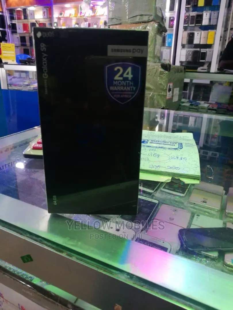 New Samsung Galaxy S9 64 GB Black