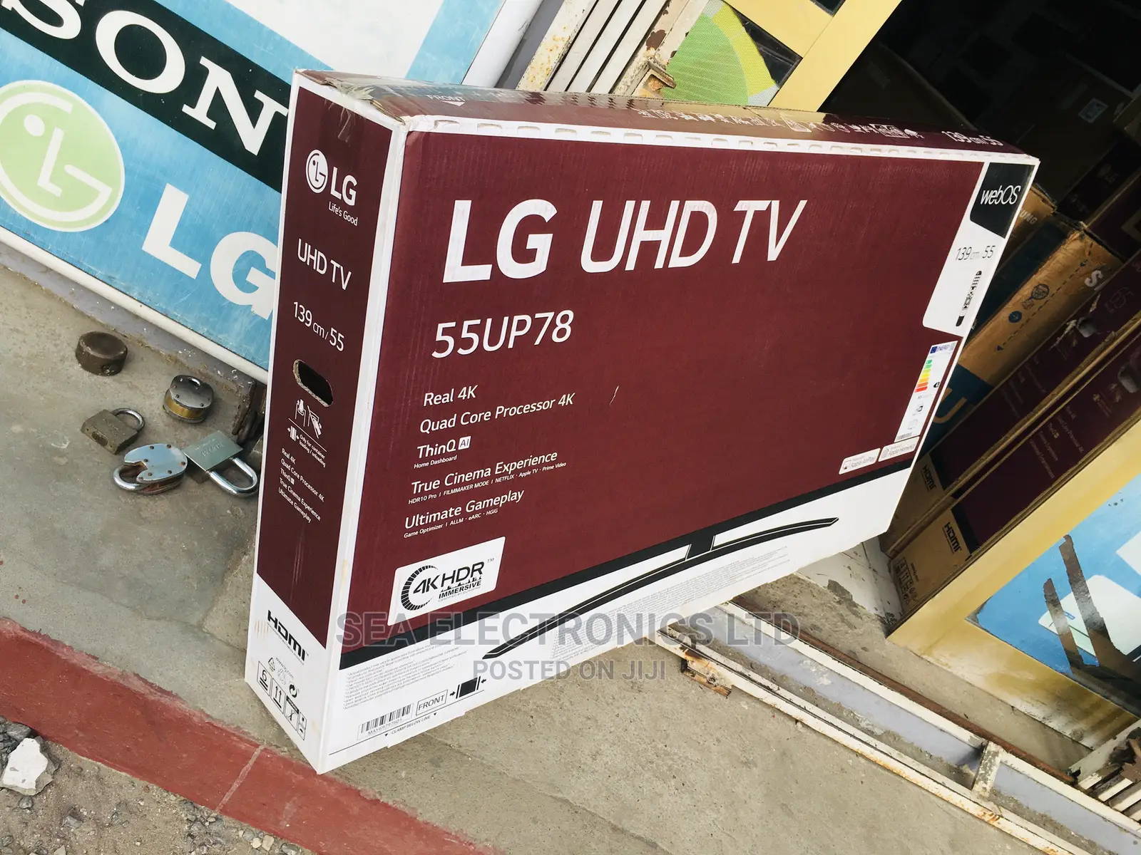 LG 55" Up77 4K Uhd LED TV With Magic Remote -
