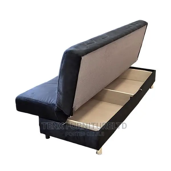 Sofa Bed With Storage (Black)