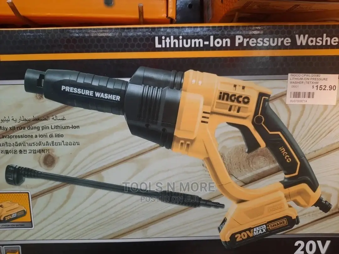 INGCO Cordless Pressure Washer 20V