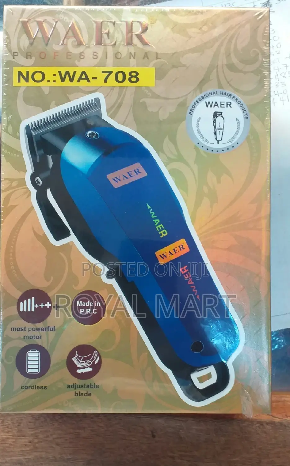 Cordless Wear Professional Hair Clipper