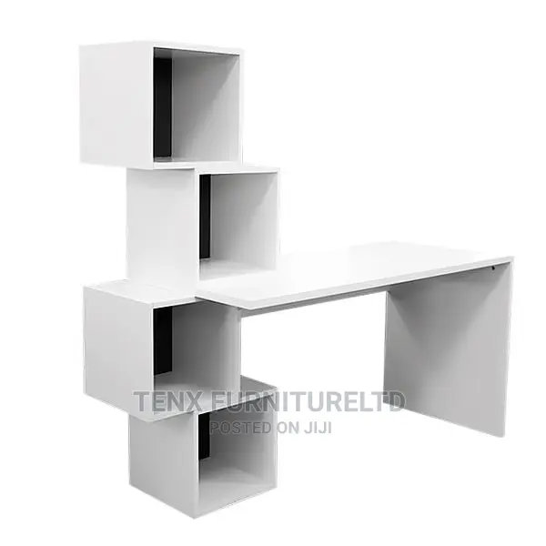Computer /Gaming Desk White (Cabinet Forms)
