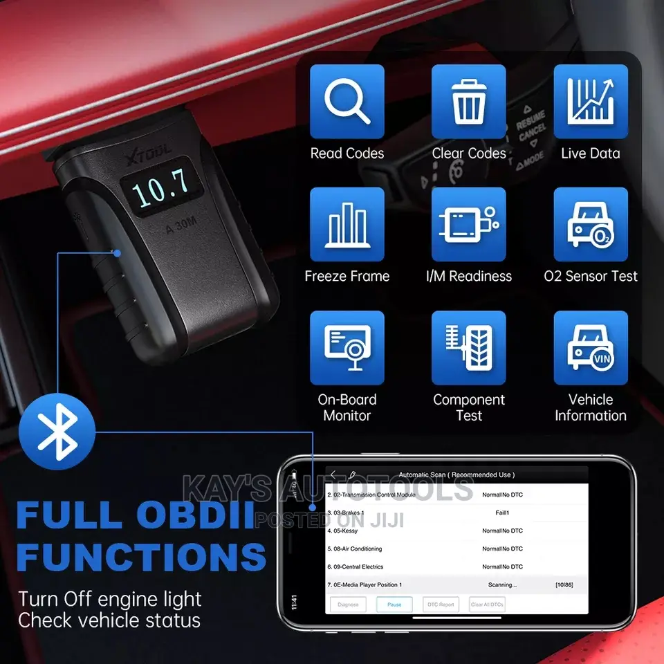 Xtool A30m Professional Car Diagnostic Tool Lifetime Update