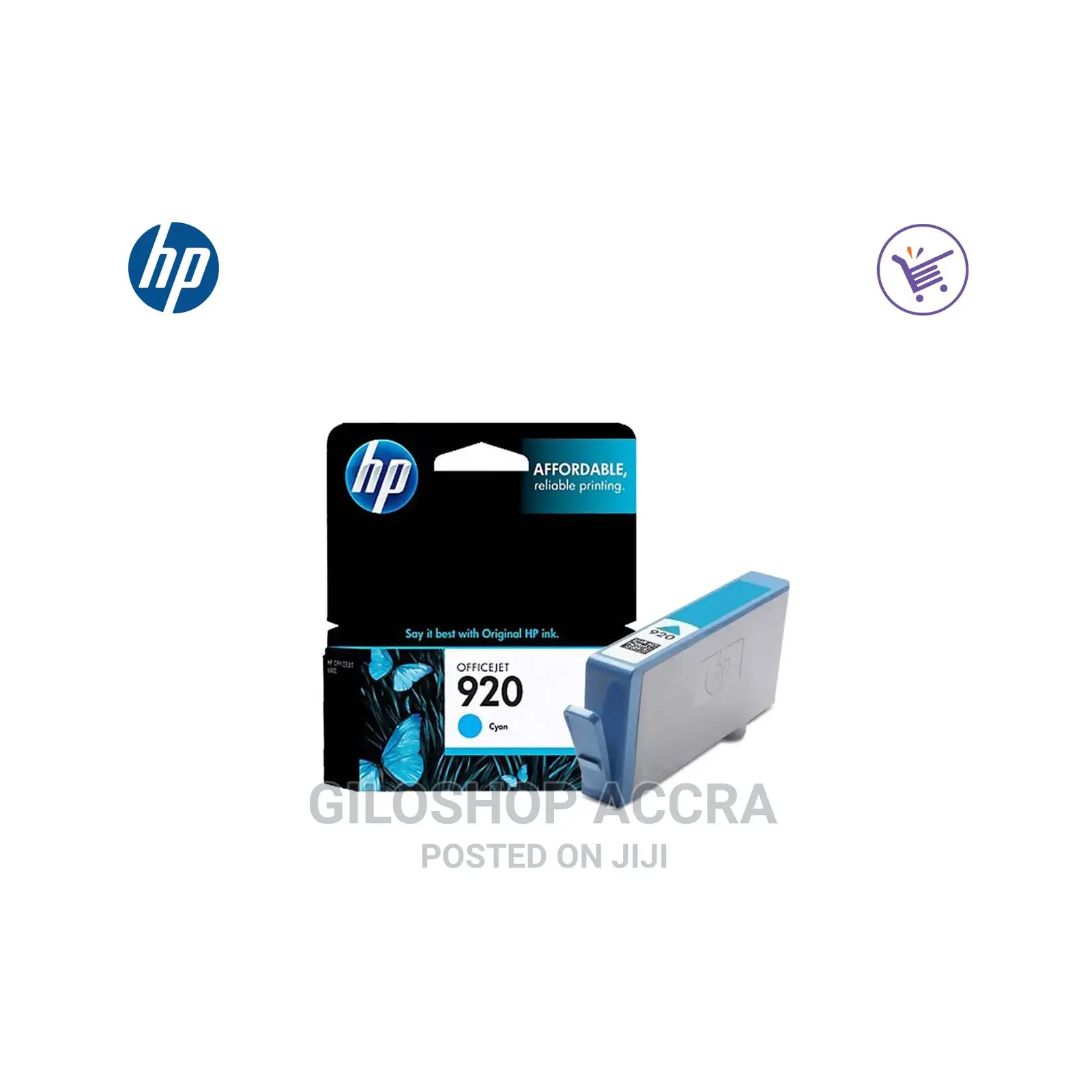 Hp 920 Cyan Original Ink Cartridge