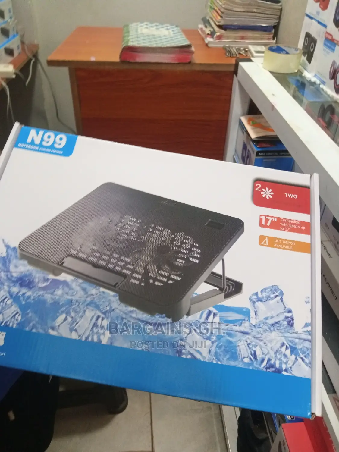 Laptop Cooling Pad With Inbuilt Fan