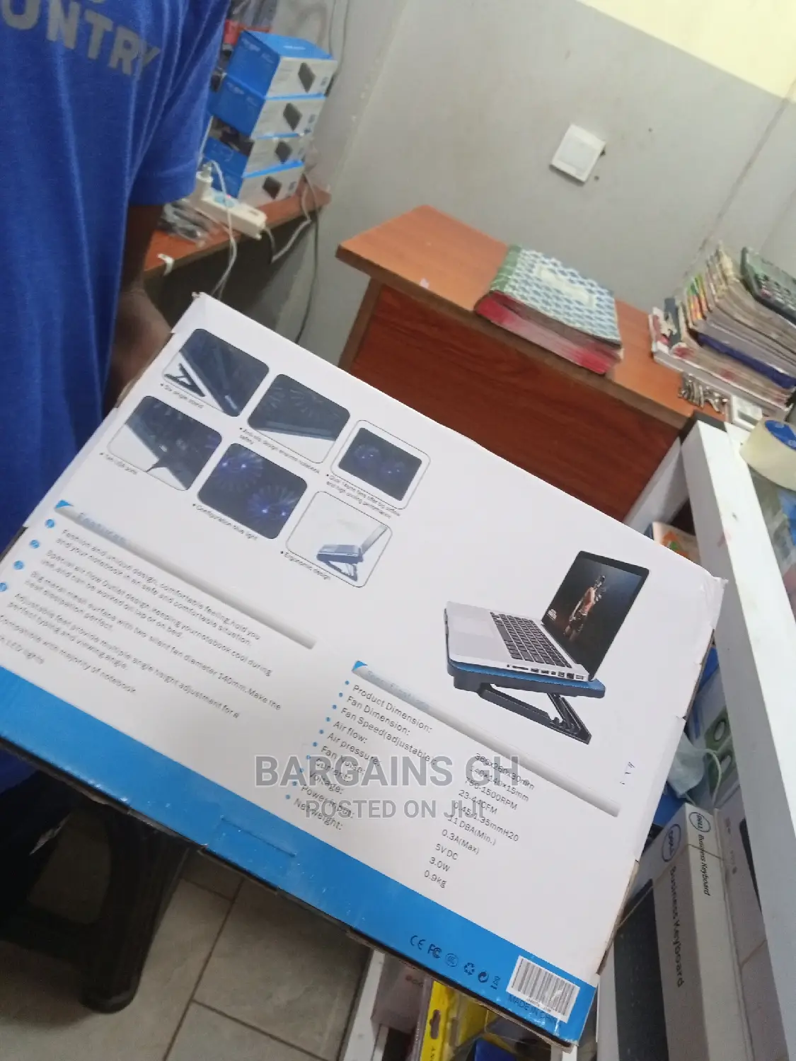 Laptop Cooling Pad With Inbuilt Fan