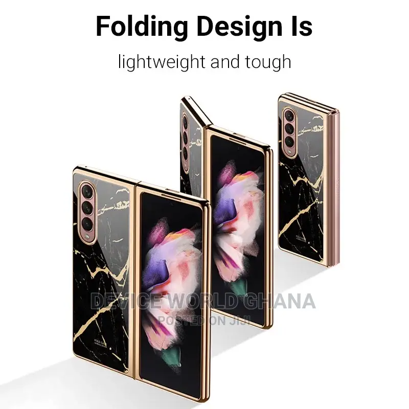 Caseneo Glossy Marble Case Available 4 Samsung Z Fold 7 6 5 4 3