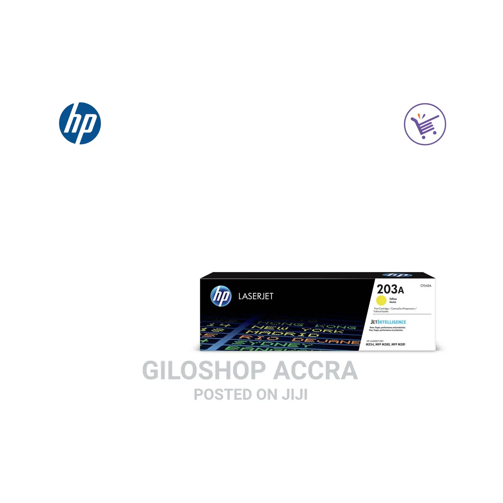 Hp Cf542a 203a Laserjet Toner Cartridge - Yellow