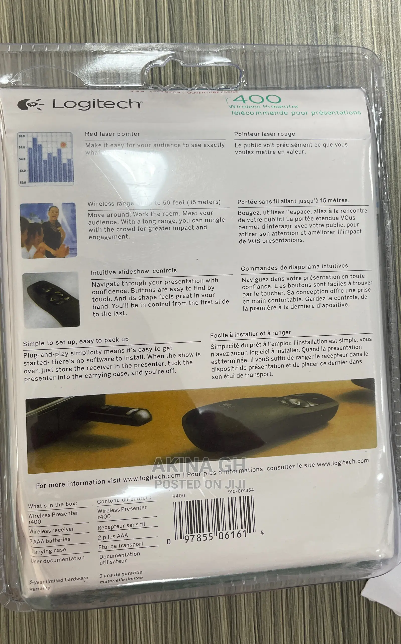 Logitech Wireless Laser Presenter Pointer