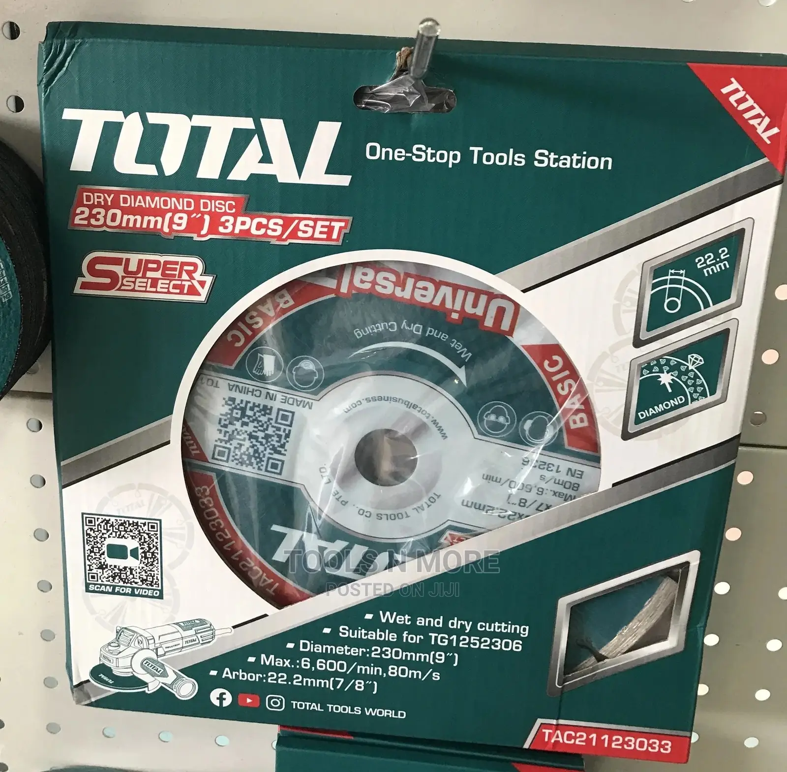 TOTAL 9” Diamond Blade
