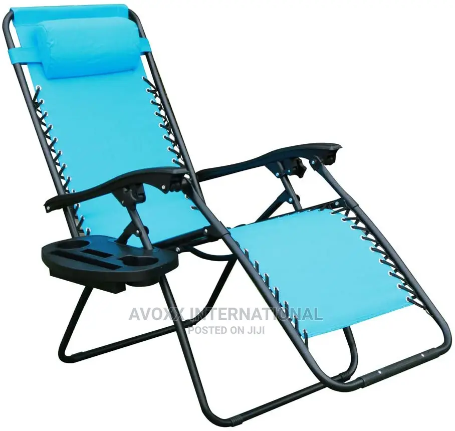 WEGO Gravity Chair, Lawn Chair Folding Recliner Lounge Chair