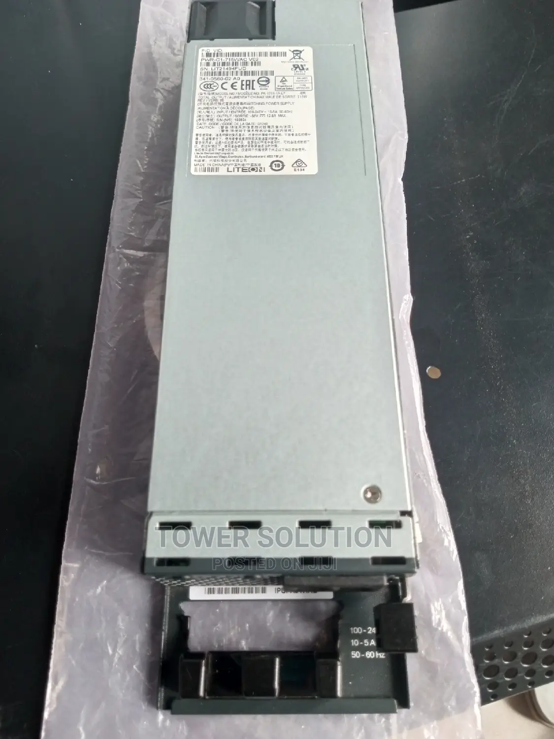 Power Supply 715W 3850 Series Cisco
