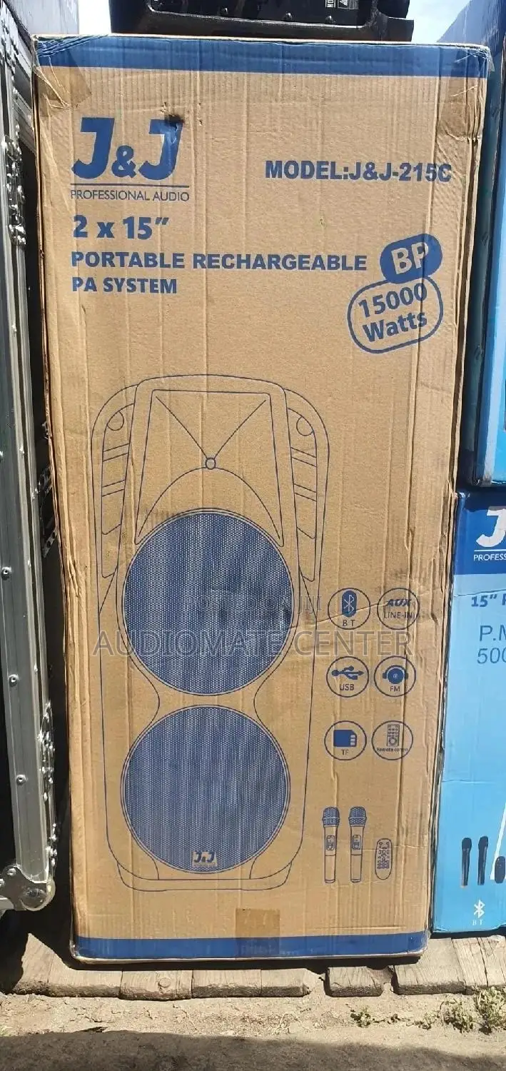 J J Double Rechargeable Speaker
