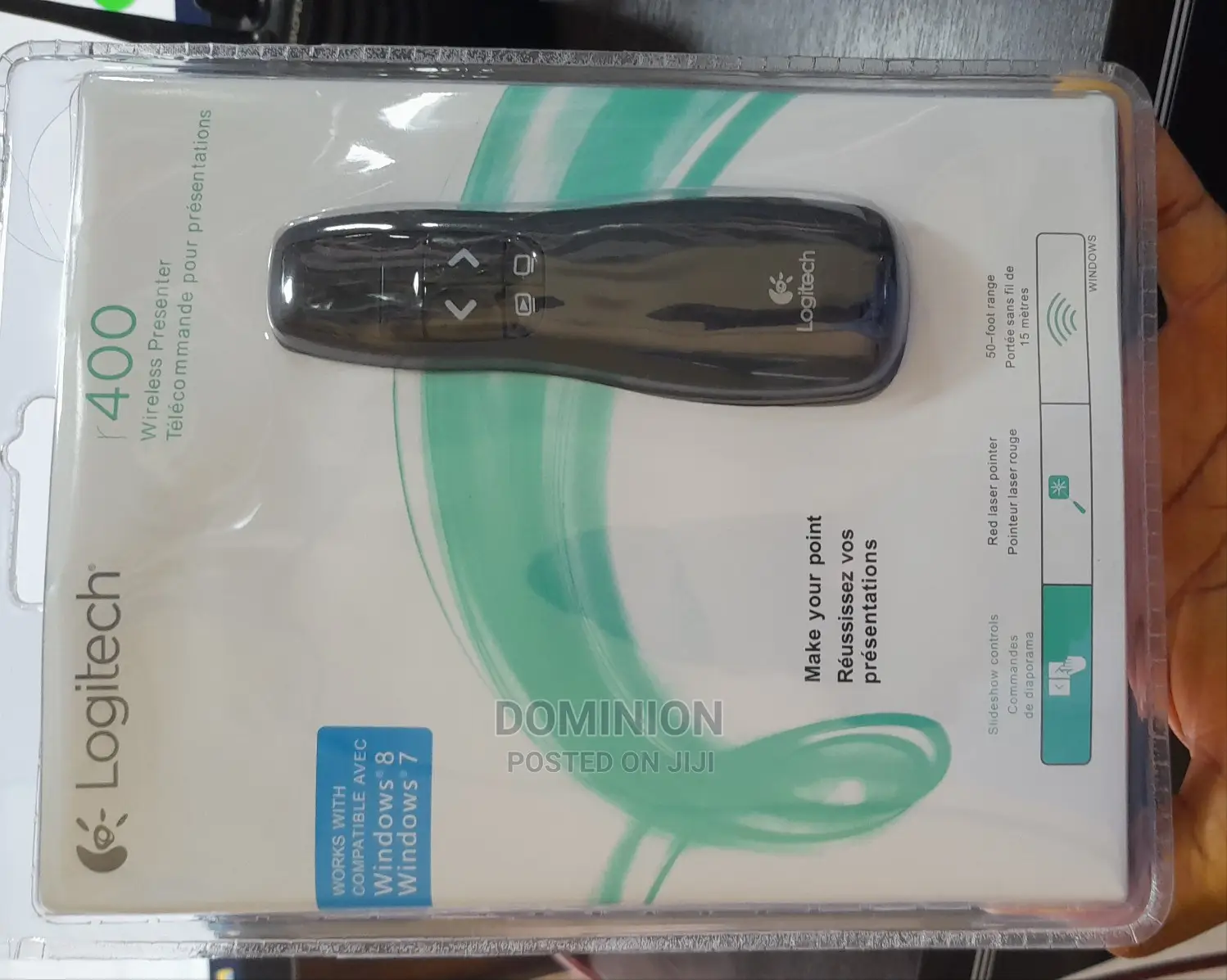 Logitech R400 Wireless Presenter 50ft/15m Original